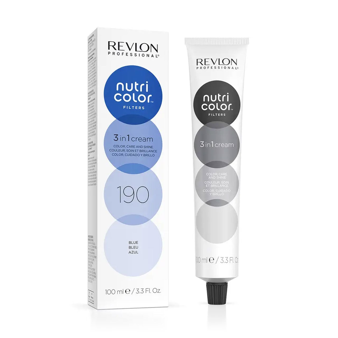 Тонувальна маска для волосся Revlon Professional Nutri Color Filters Fashion 190 Blue, 100 мл